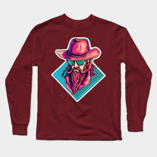 Vaporwave Vaquero Long Sleeve T-Shirt